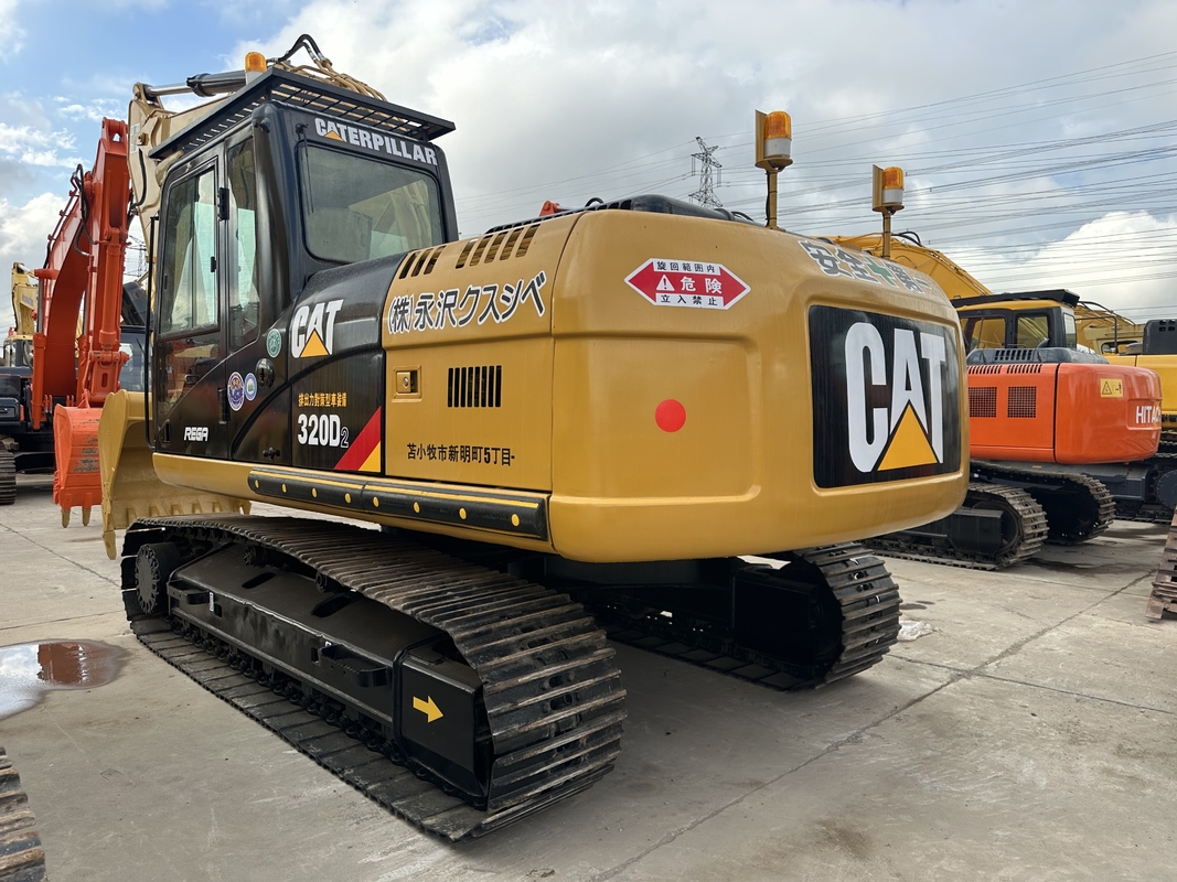 Japan Made Used CAT 320D2 20 ton Crawler Excavator CAT C6.4 Engine